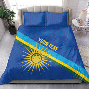Afro Basketball Custom Rwanda Bedding Set Go Champions Imigongo Folk Pattern - African Pride