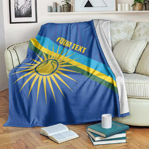 Afro Basketball Custom Rwanda Blanket Go Champions Imigongo Folk Pattern - African Pride