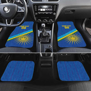 Afro Basketball Custom Rwanda Car Mats Go Champions Imigongo Folk Pattern - African Pride