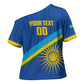 Rwanda Basketball Custom Cross Shoulder Shirt Go Champions Imigongo Folk Pattern