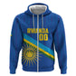 Afro Basketball Custom Rwanda Hoodie Go Champions Imigongo Folk Pattern - African Pride