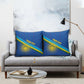 Rwanda Basketball Custom Pillow Cover Go Champions Imigongo Folk Pattern