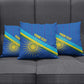 Rwanda Basketball Custom Pillow Cover Go Champions Imigongo Folk Pattern