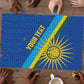 Rwanda Basketball Custom Puzzle Go Champions Imigongo Folk Pattern