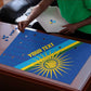 Rwanda Basketball Custom Puzzle Go Champions Imigongo Folk Pattern