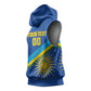 Afro Basketball Custom Rwanda Sleeveless Hoodie Go Champions Imigongo Folk Pattern - African Pride