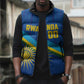 Rwanda Basketball Custom Sleeveless Puffer Jacket Go Champions Imigongo Folk Pattern