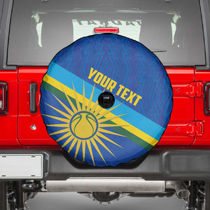 Afro Basketball Custom Rwanda Spare Tire Cover Go Champions Imigongo Folk Pattern - African Pride