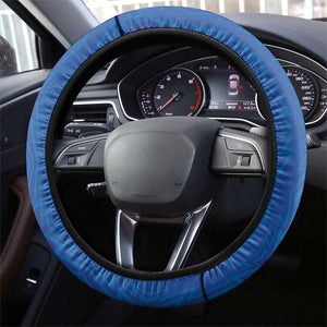 Afro Basketball Rwanda Steering Wheel Cover Go Champions Imigongo Folk Pattern - African Pride