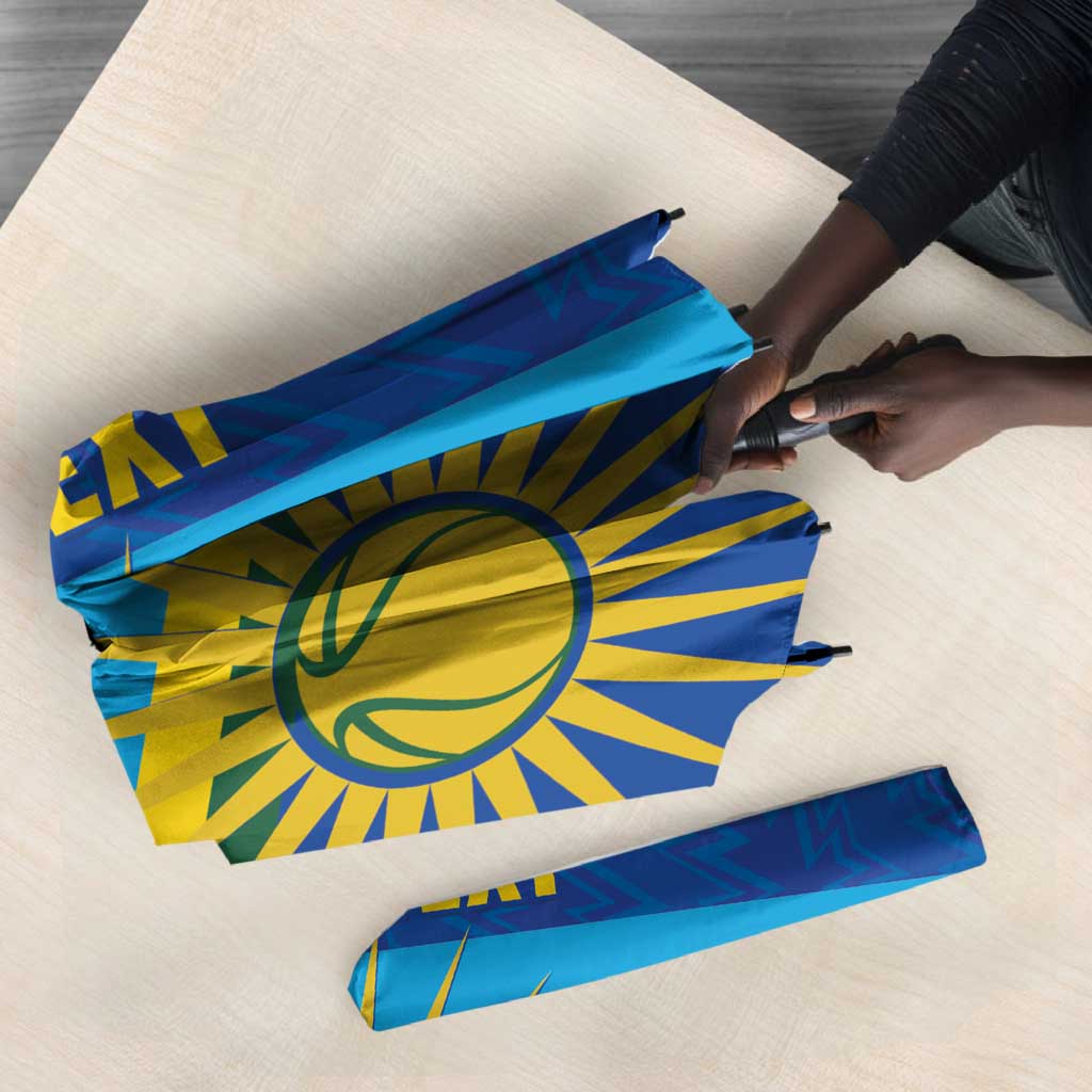 Imingongo Rwanda Pattern Rwanda Basketball Custom Umbrella Go Champions Imigongo Folk Pattern by ...