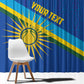 Afro Basketball Custom Rwanda Window Curtain Go Champions Imigongo Folk Pattern - African Pride