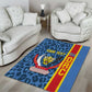 Afro Basketball Custom DR Congo Area Rug Come On Leopards Skin Pattern - African Pride