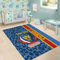 Afro Basketball Custom DR Congo Area Rug Come On Leopards Skin Pattern - African Pride