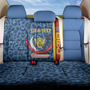 Afro Basketball Custom DR Congo Back Car Seat Cover Come On Leopards Skin Pattern - African Pride