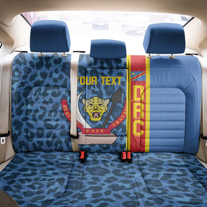 Afro Basketball Custom DR Congo Back Car Seat Cover Come On Leopards Skin Pattern - African Pride
