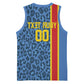 Afro Basketball Custom DR Congo Basketball Jersey Come On Leopards Skin Pattern - African Pride