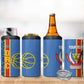 Afro Basketball Custom DR Congo 4 in 1 Can Cooler Tumbler Come On Leopards Skin Pattern - African Pride
