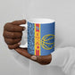 DR Congo Basketball Custom Ceramic Mug Come On Leopards Skin Pattern