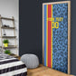DR Congo Basketball Custom Door Cover Come On Leopards Skin Pattern