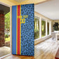 DR Congo Basketball Custom Door Cover Come On Leopards Skin Pattern