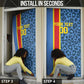 DR Congo Basketball Custom Door Cover Come On Leopards Skin Pattern