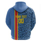 Afro Basketball Custom DR Congo Hoodie Come On Leopards Skin Pattern - African Pride