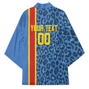 DR Congo Basketball Custom Kimono Come On Leopards Skin Pattern