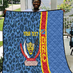 Afro Basketball Custom DR Congo Quilt Come On Leopards Skin Pattern - African Pride