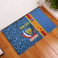 Afro Basketball Custom DR Congo Rubber Doormat Come On Leopards Skin Pattern - African Pride