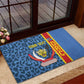 Afro Basketball Custom DR Congo Rubber Doormat Come On Leopards Skin Pattern - African Pride
