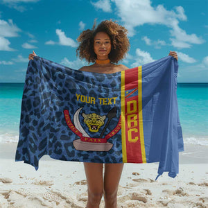 Afro Basketball Custom DR Congo Sarong Come On Leopards Skin Pattern - African Pride