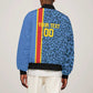 Afro Basketball Custom DR Congo Sleeve Zip Bomber Jacket Come On Leopards Skin Pattern - African Pride
