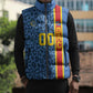 DR Congo Basketball Custom Sleeveless Puffer Jacket Come On Leopards Skin Pattern