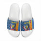 DR Congo Basketball Custom Slide Sandals Come On Leopards Skin Pattern
