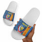 DR Congo Basketball Custom Slide Sandals Come On Leopards Skin Pattern