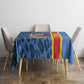 Afro Basketball Custom DR Congo Tablecloth Come On Leopards Skin Pattern - African Pride