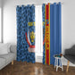 Afro Basketball Custom DR Congo Window Curtain Come On Leopards Skin Pattern - African Pride