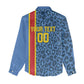 Afro Basketball Custom DR Congo Women Casual Shirt Come On Leopards Skin Pattern - African Pride