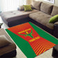 Afro Basketball Custom Madagascar Area Rug Come On Angel Manzano - African Pride