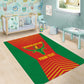 Afro Basketball Custom Madagascar Area Rug Come On Angel Manzano - African Pride