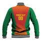 Afro Basketball Custom Madagascar Baseball Jacket Come On Angel Manzano - African Pride
