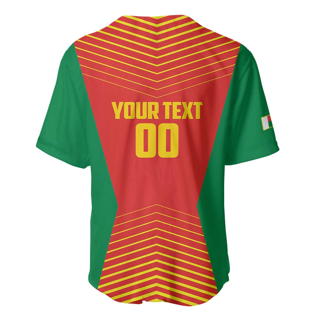 Afro Basketball Custom Madagascar Baseball Jersey Come On Angel Manzano - African Pride