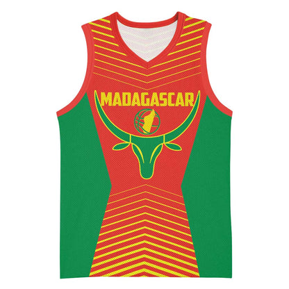 Afro Basketball Custom Madagascar Basketball Jersey Come On Angel Manzano - African Pride