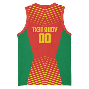 Afro Basketball Custom Madagascar Basketball Jersey Come On Angel Manzano - African Pride