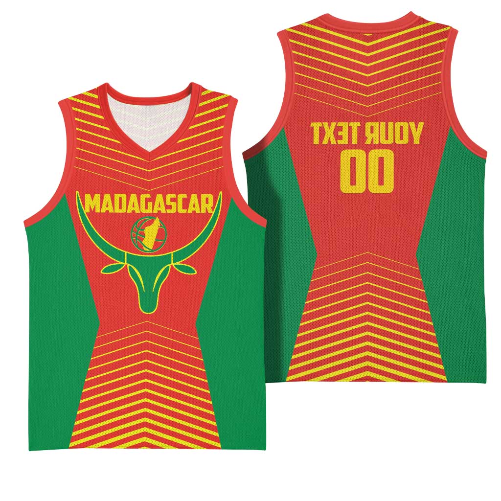 Afro Basketball Custom Madagascar Basketball Jersey Come On Angel Manzano - African Pride