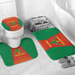 Madagascar Basketball Custom Bathroom Set Come On Angel Manzano