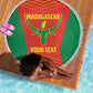 Afro Basketball Custom Madagascar Beach Blanket Come On Angel Manzano - African Pride
