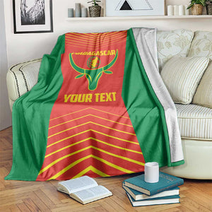 Afro Basketball Custom Madagascar Blanket Come On Angel Manzano - African Pride