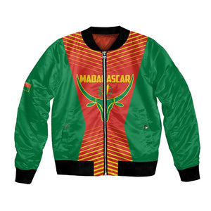 Afro Basketball Custom Madagascar Bomber Jacket Come On Angel Manzano - African Pride