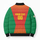 Madagascar Basketball Custom Bomber Puffer Jacket Come On Angel Manzano